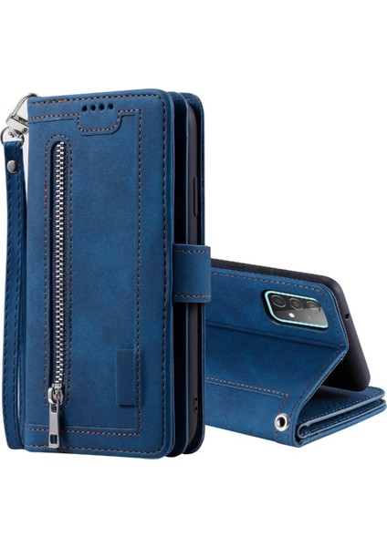 Samsung Galaxy Için Flip Case A52S 5g Kordon Cüzdan Kickstand 9 Kart Yuvaları (Yurt Dışından)