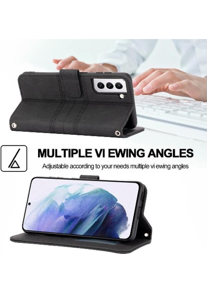 Samsung Galaxy S23 Artı Manyetik Kapatma Darbeye Pu Kılıf Için Flip Case (Yurt Dışından)