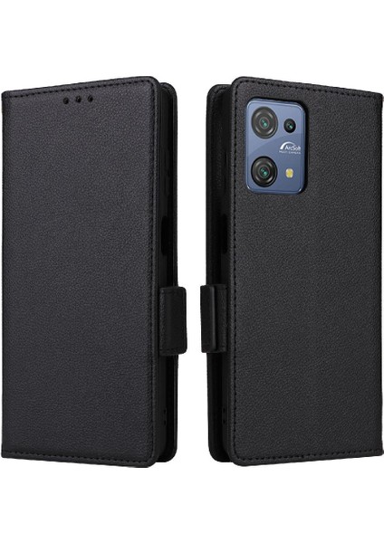 Blackview Oscal C30/C30 Pro Pu Deri Manyetik Yan Toka Kartı Için Kılıf (Yurt Dışından)