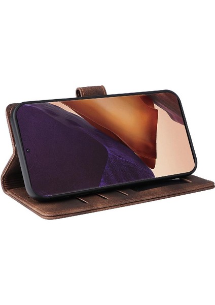 Samsung Galaxy Not 20 Için Flip Case Ultra Cüzdan Basit Iş Deri (Yurt Dışından)
