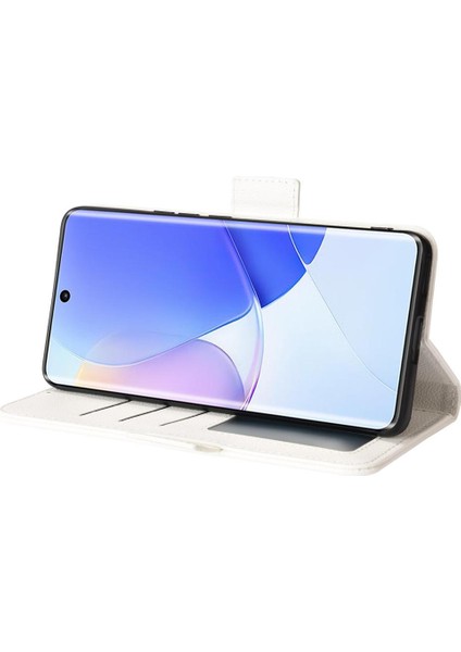 Huawei Nova 9 Için Kılıf Yan Toka Kart Yuvaları Tutucu Cüzdan Pu Deri (Yurt Dışından)