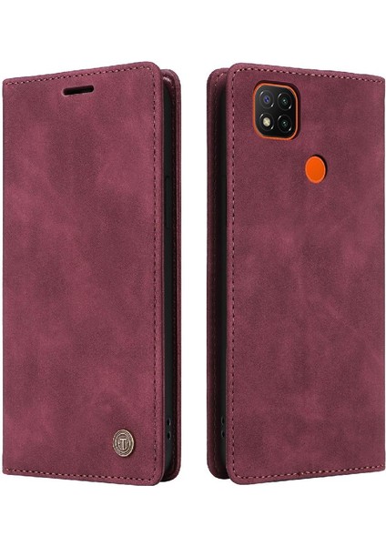 Xiaomi Redmi 9c Için Flip Case Basit Iş Kılıf Darbeye (Yurt Dışından)