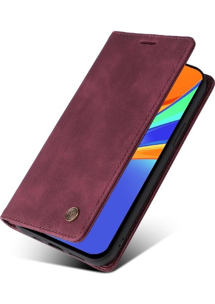 Xiaomi Redmi 9c Için Flip Case Basit Iş Kılıf Darbeye (Yurt Dışından)