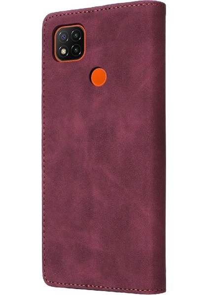 Xiaomi Redmi 9c Için Flip Case Basit Iş Kılıf Darbeye (Yurt Dışından)