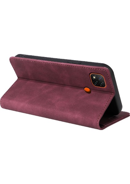 Xiaomi Redmi 9c Için Flip Case Basit Iş Kılıf Darbeye (Yurt Dışından)