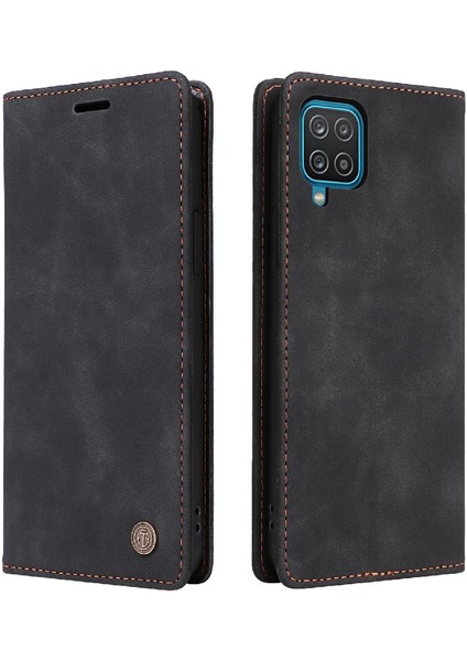 Samsung Galaxy A22 4g Için Flip Case Deri Kılıf Darbeye Cüzdan Çevirin (Yurt Dışından)