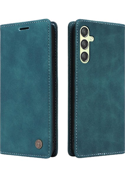 Samsung Galaxy A24 4g Için Flip Case Basit Iş Darbeye Deri (Yurt Dışından)