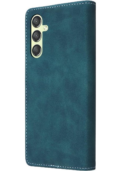 Samsung Galaxy A24 4g Için Flip Case Basit Iş Darbeye Deri (Yurt Dışından)