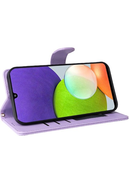Samsung Galaxy A22 4g Için Flip Case Basit Iş Kapak Deri (Yurt Dışından) indirimleri