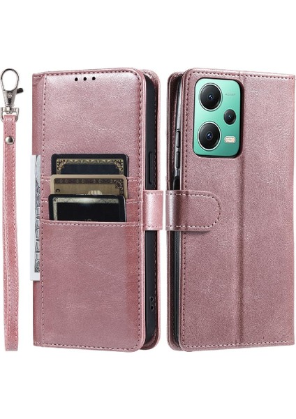 Xiaomi Redmi Not 12 Için Flip Case 5g Pu Deri Kickstand 6 Kart Yuvaları (Yurt Dışından)