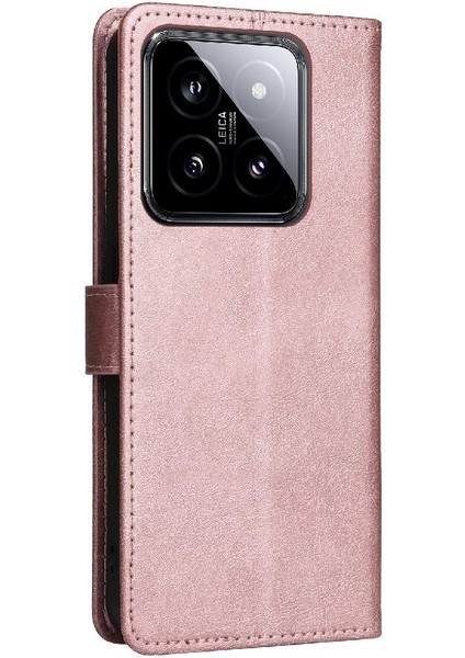 Xiaomi 14 Için Flip Case Klasik Düz Renk Yüksek Kaliteli Deri Iş (Yurt Dışından) fırsatları