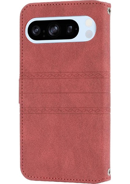Google Piksel 9 5g Için Flip Case Pu Deri Manyetik Kapatma Darbeye (Yurt Dışından)