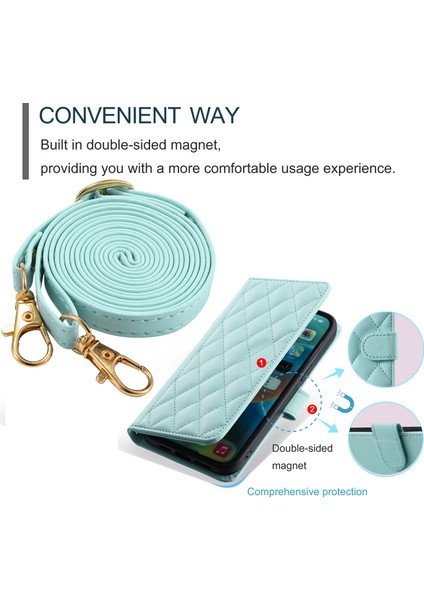 Xiaomi 11T/11T Pro 5g Kılıf Için Cüzdan Kapaklı Çapraz Askılı Boyun Askısı Tasarımı (Yurt Dışından) modelleri
