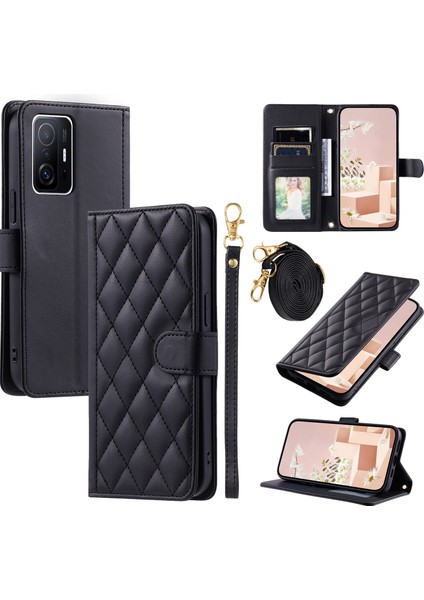 Xiaomi 11T/11T Pro 5g Kılıf Için Cüzdan Kapaklı Çapraz Askılı Boyun Askısı Tasarımı (Yurt Dışından) fırsatları