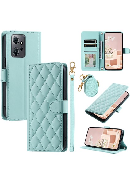 Xiaomi Redmi Note 12 4g Kılıf Için Cüzdan Kapaklı Çapraz Askılı Boyun Askısı Tasarımı (Yurt Dışından) fırsatları