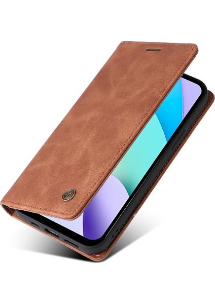 Mellow Shop Xiaomi Redmi 10C Için Flip Case Basit Iş Darbeye Cüzdan Deri (Yurt Dışından)