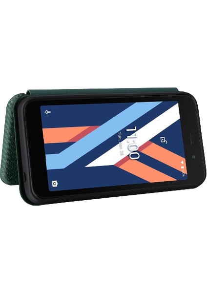 Wıko Y52 Için Kart Tutucu Kickstand Deri Folio Flip Case ile Kılıf (Yurt Dışından)