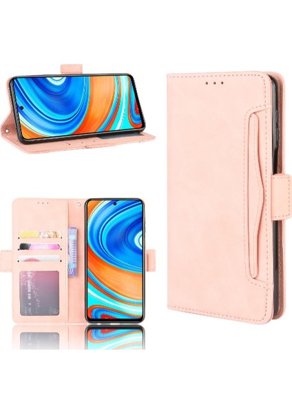 Xiaomi Redmi Için Not 9 Pro Max Ayarlanabilir Ayrılabilir Kart Tutucu Manyetik Kapatma Deri Cüzdan Kapak (Yurt Dışından)