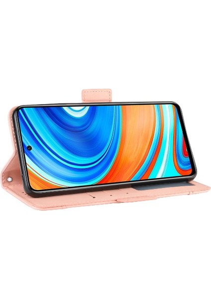 Xiaomi Redmi Için Not 9 Pro Max Ayarlanabilir Ayrılabilir Kart Tutucu Manyetik Kapatma Deri Cüzdan Kapak (Yurt Dışından)