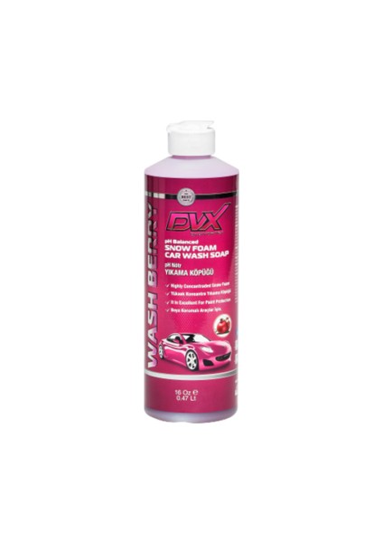 Dvx Wash Berry Ph Nötr Oto Şampuanı 16 Oz 473 ml