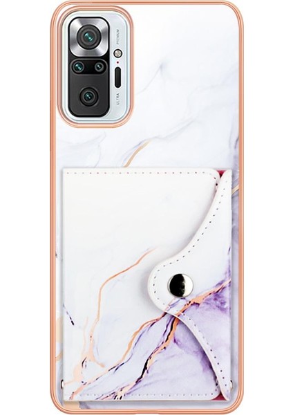 Xiaomi Redmi Not 10 Pro/pro Max Kart Yuvaları Mermer Ince Cüzdan (Yurt Dışından)