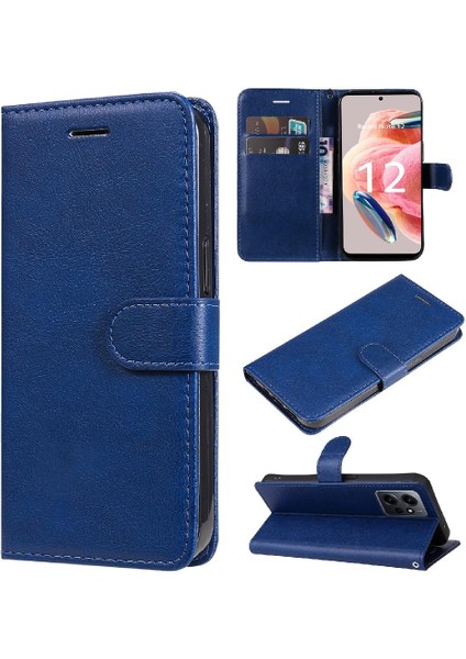 Xiaomi Redmi Not 12 Için Flip Case 4g Iş Cüzdan Telefon Kılıfı Klasik (Yurt Dışından)