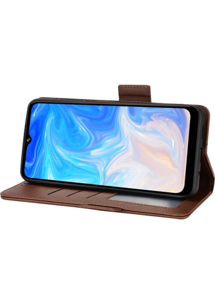 Doogee N40 Pro Pu Deri Manyetik Yan Toka Kart Yuvaları Tutucu Için Kılıf (Yurt Dışından) modelleri