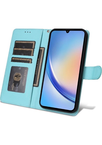 Samsung Galaxy A34 5g Için Flip Case Deri Kılıf Darbeye Kapak Çevirin (Yurt Dışından) modelleri