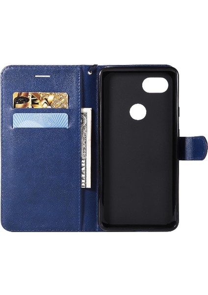 Kart Yuvası Klasik ile Google Piksel Xl2 Yüksek Kaliteli Deri Için Flip Case (Yurt Dışından)
