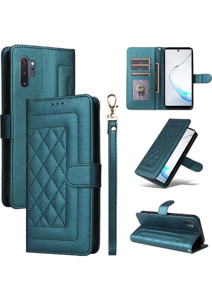 Samsung Galaxy Not 10 Artı Basit Iş Deri Kılıf Için Flip Case (Yurt Dışından)