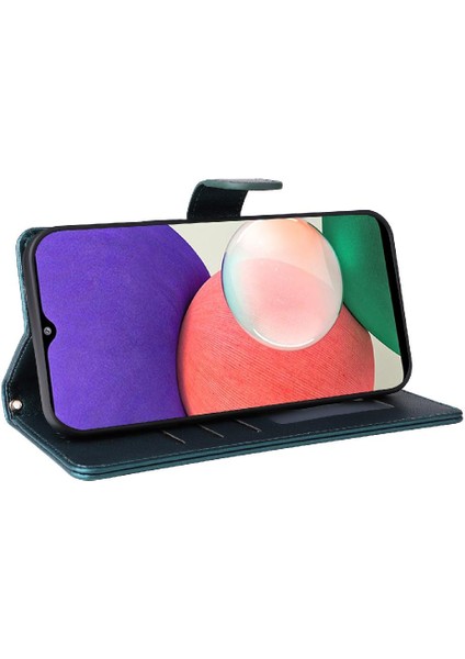 Samsung Galaxy A22 5g Için Flip Case Darbeye Basit Iş Cüzdan (Yurt Dışından) indirimleri