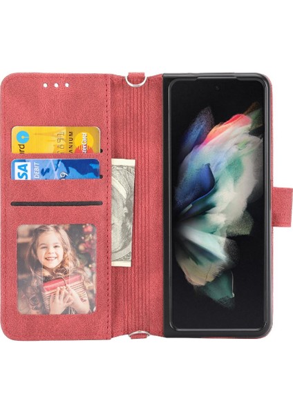 Samsung Galaxy Z Flip 4 Darbeye Koruyucu Kickstand Kılıf Için Flip Case (Yurt Dışından)