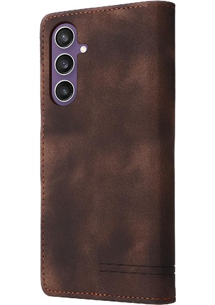 Mellow Shop Samsung Galaxy S23 Fe Için Flip Case Cüzdan Kapak Kapak Basit Iş (Yurt Dışından)