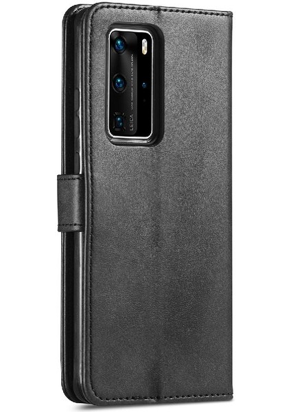 Huawei P40 Buzağı Doku Yatay Kapak Kılıf Için Tutucu ile (Yurt Dışından) modelleri