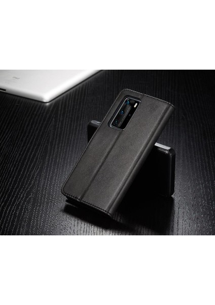Huawei P40 Buzağı Doku Yatay Kapak Kılıf Için Tutucu ile (Yurt Dışından) fırsatları