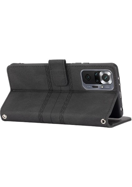 Xiaomi Poco X3 Gt Pu Deri Cüzdan Kılıf Kickstand Kapatma Için Flip Case (Yurt Dışından)