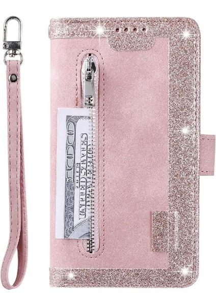 Samsung Galaxy S10 Artı Kordon Kickstand Pu Deri Cüzdan Için Flip Case (Yurt Dışından)
