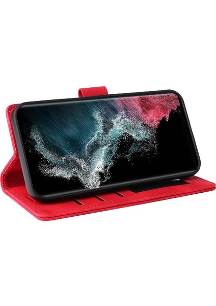 Samsung Galaxy S22 Ultra Cüzdan Basit Iş Deri Kılıf Için Flip Case (Yurt Dışından) modelleri