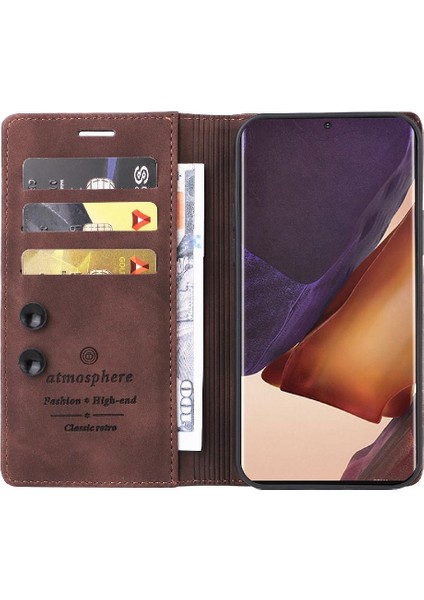 Samsung Galaxy Not 20 Için Flip Case Ultra Basit Iş Kapak Kılıfı (Yurt Dışından)