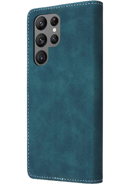 Samsung Galaxy S22 Ultra Basit Iş Darbeye Cüzdan Için Flip Case (Yurt Dışından) modelleri