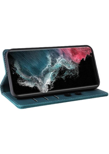 Samsung Galaxy S22 Ultra Basit Iş Darbeye Cüzdan Için Flip Case (Yurt Dışından) indirimleri
