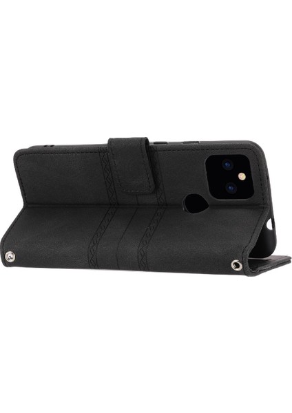 Google Piksel 5 Xl Için Flip Case Manyetik Kapatma Darbeye Koruyucu Pu (Yurt Dışından)