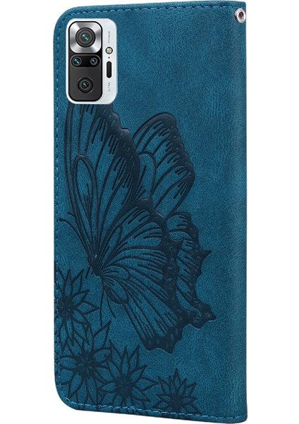 Xiaomi Redmi Not 10 Pro Deri Cüzdan Kickstand Koruyucu Kılıf (Yurt Dışından)