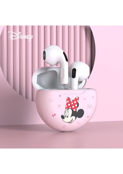 Disney Kompakt Mini Sevimli Gerçek Kablosuz Gürültü Önleyici Bluetooth Kulaklık Cep Telefonları Için Evrensel (Yurt Dışından)