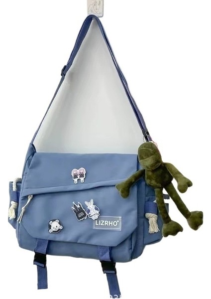 Büyük Kapasiteli Omuz Çantası Öğrenci Naylon Crossbody Çantası (Yurt Dışından)
