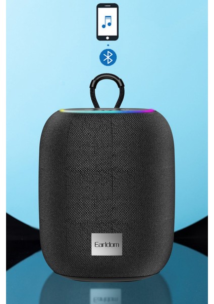 A27 Rgb Işıklı Süper Baslı Bluetooth Kablosuz Hoparlör - Siyah 377077