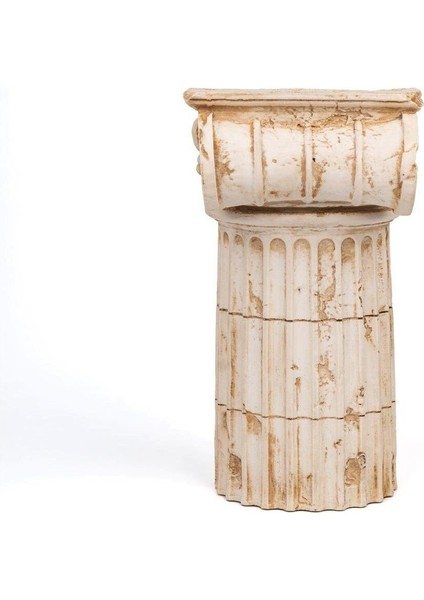 Patara Mermer Sütun Kitap Desteği Ekru, Estetik ve Dayanıklı Tasarım modelleri