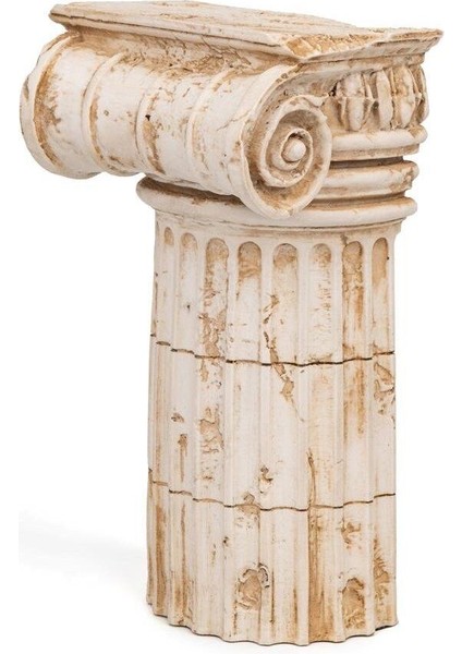 Patara Mermer Sütun Kitap Desteği Ekru, Estetik ve Dayanıklı Tasarım indirimleri