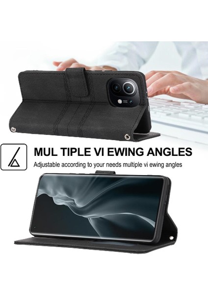 Xiaomi Mi 11 Için Flip Case Cüzdan Kılıf Kickstand Darbeye Koruyucu Pu (Yurt Dışından) indirimleri