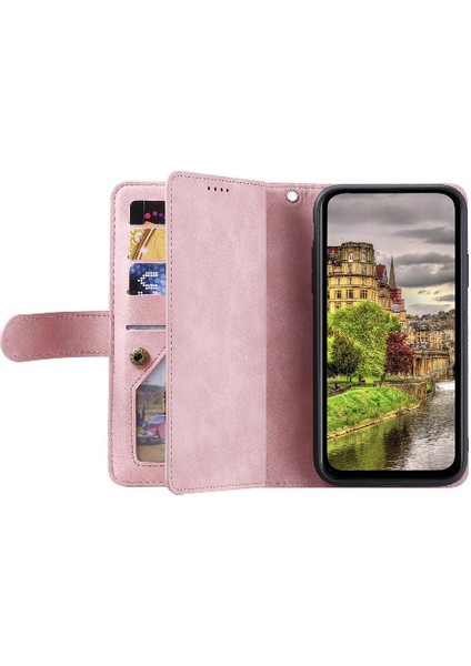 Xiaomi Redmi Not Için Flip Case 13 Pro Artı 5g Kordon 9 Kart Yuvaları Pu (Yurt Dışından)